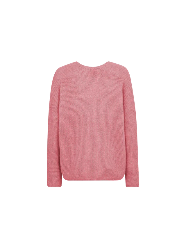 Pull en laine avec col V Thora