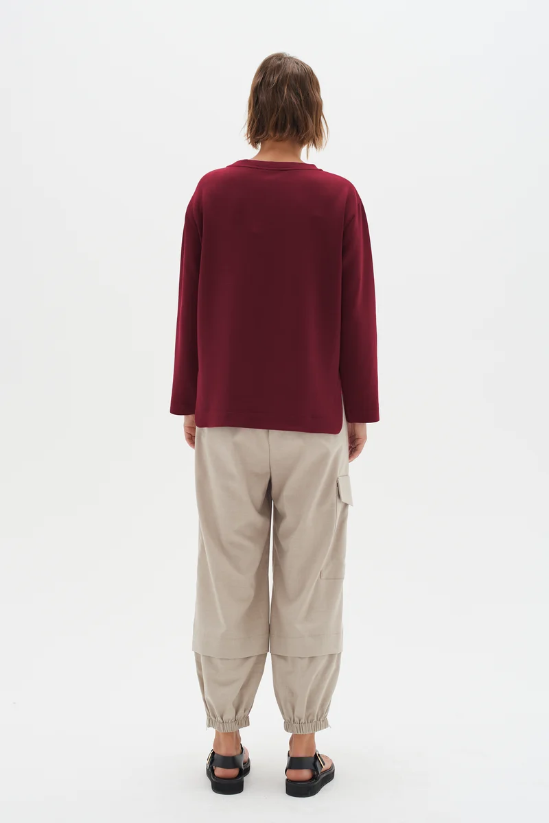 Sweat-shirt avec col rond Gincent