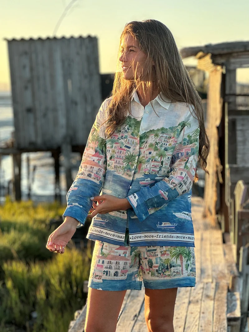 Chemise imprimée Tea