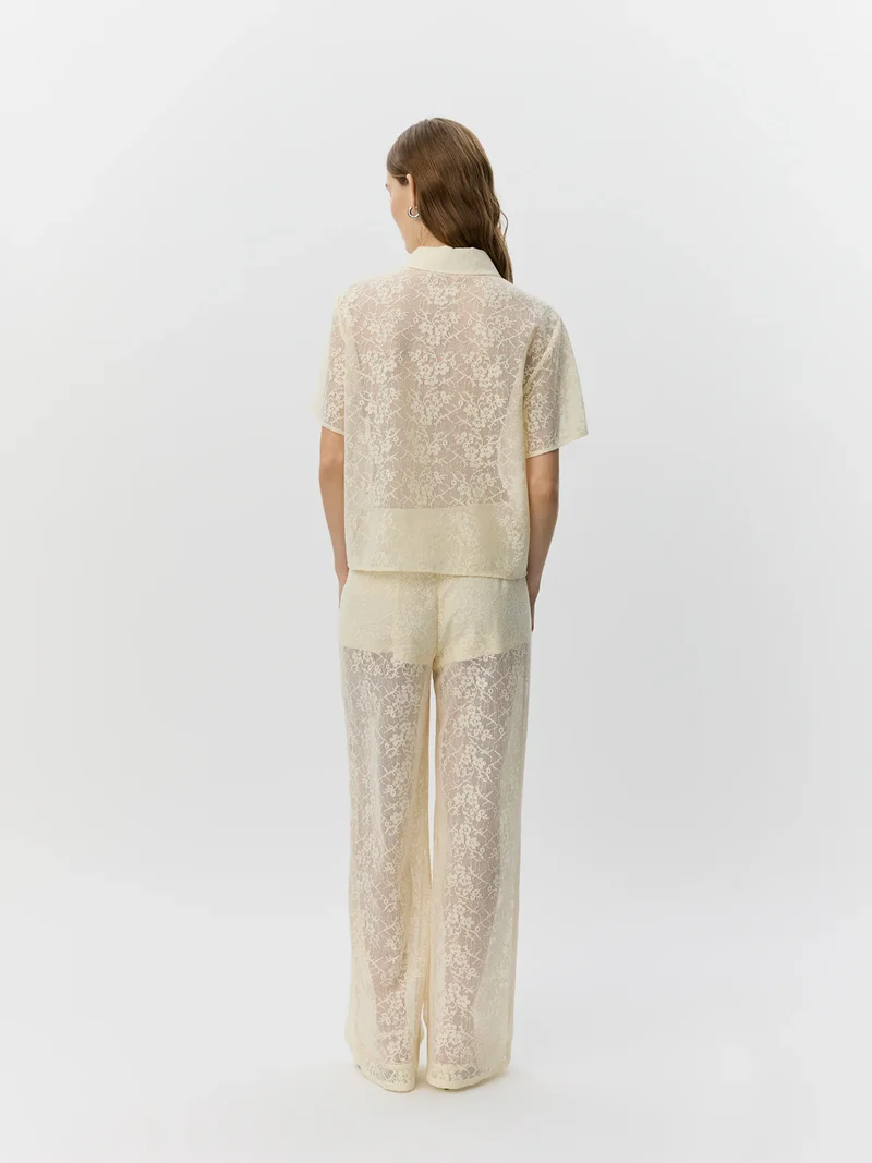 Chemise Carmela en dentelle crochetée