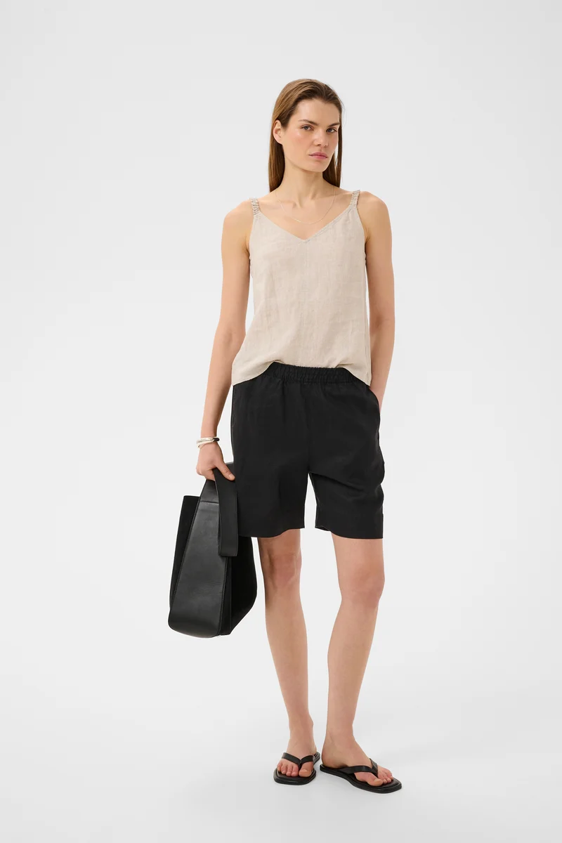 Short Elinor fluide en lin