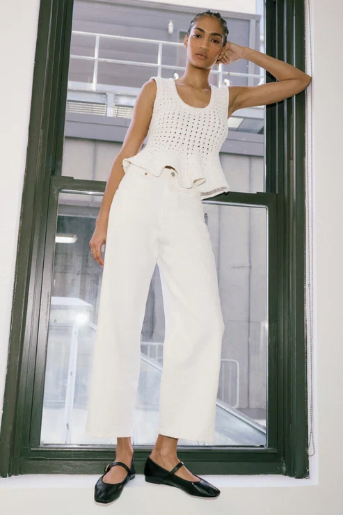 Jeans large Kyra longueur cheville