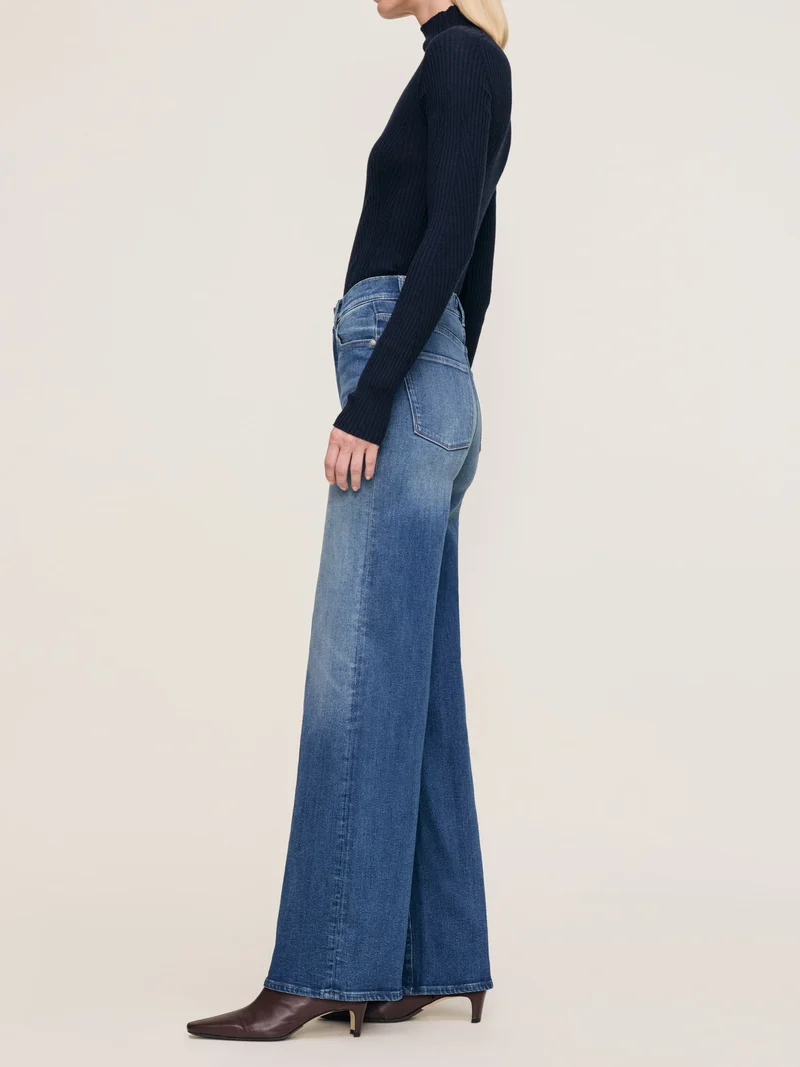 Jeans Hepburn à jambe large