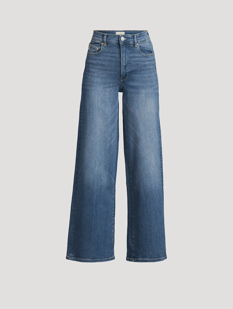 Jeans Hepburn à jambe large