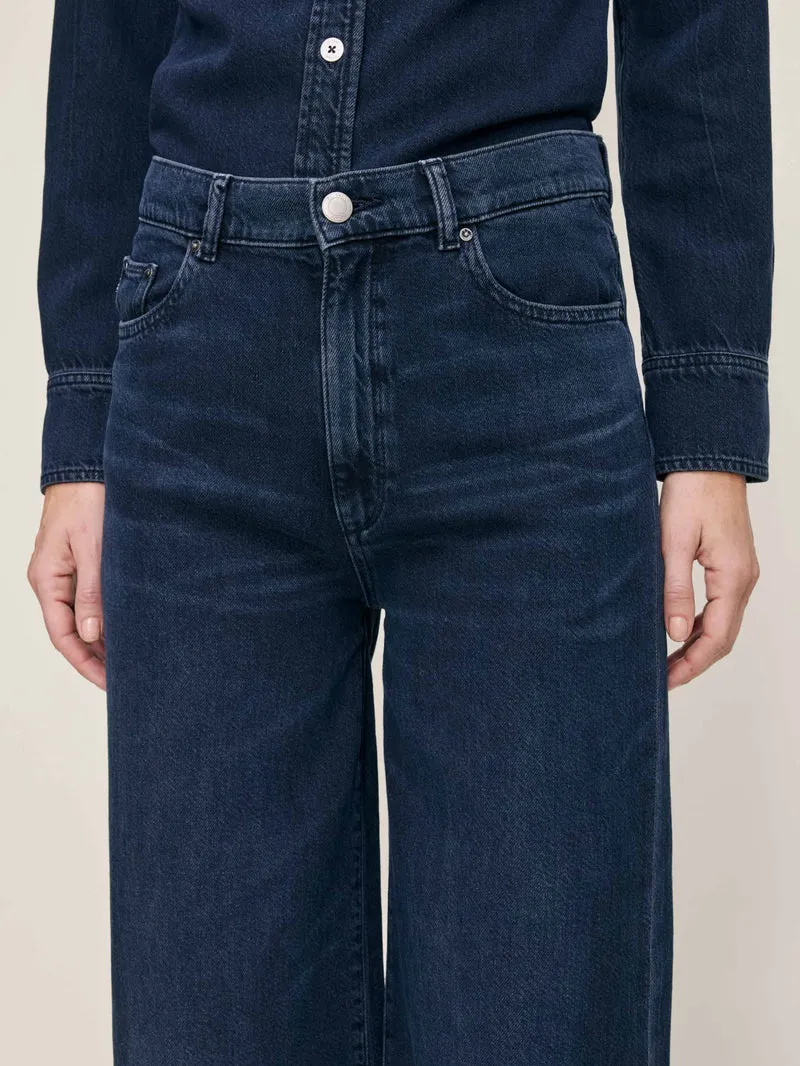 Jeans Hepburn à jambe large