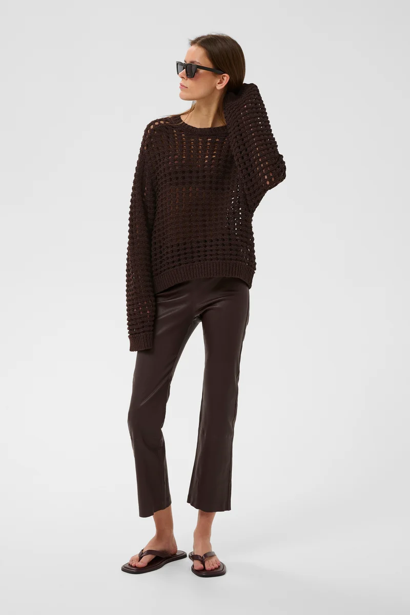 Pull Muno en tricot ajouré