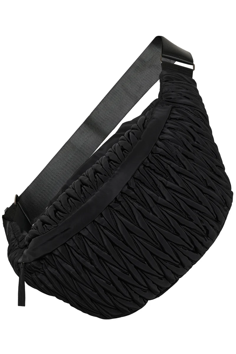 Sac banane à texture froncée Samy