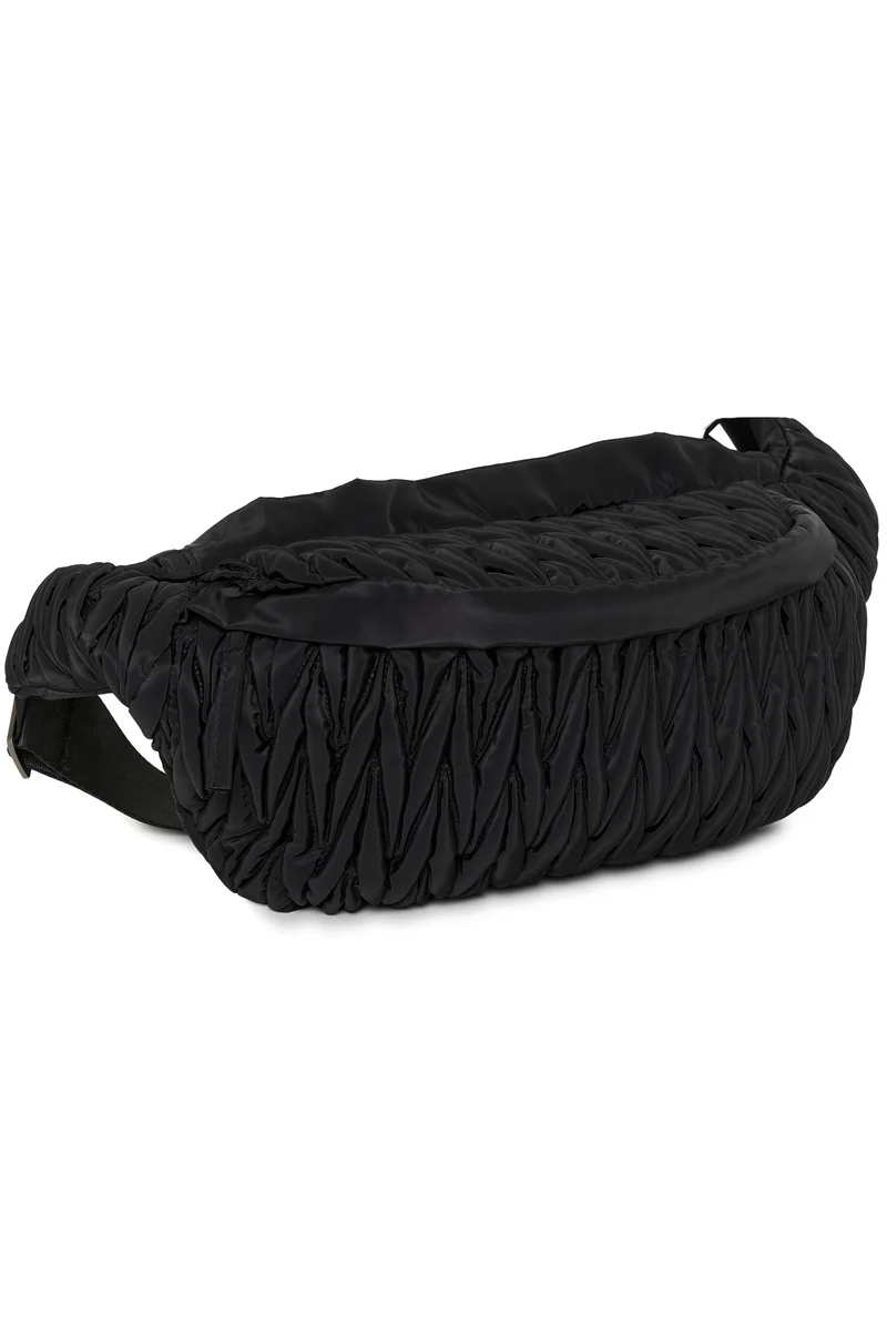 Sac banane à texture froncée Samy