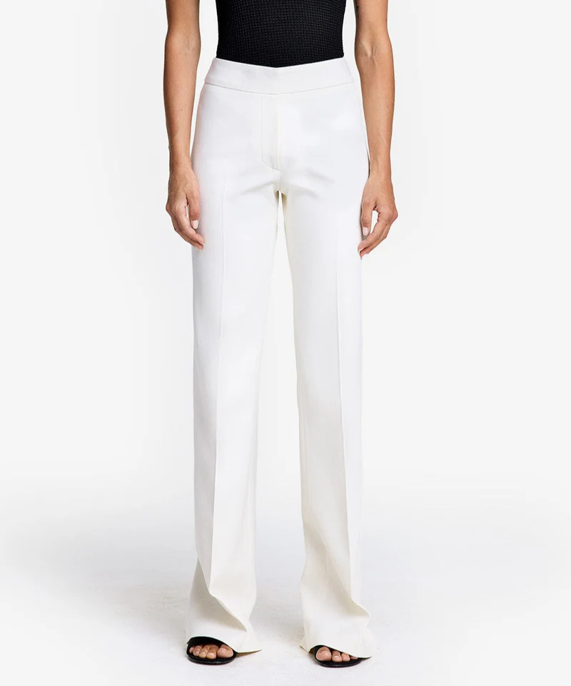 Pantalon classique long avec plis marqués