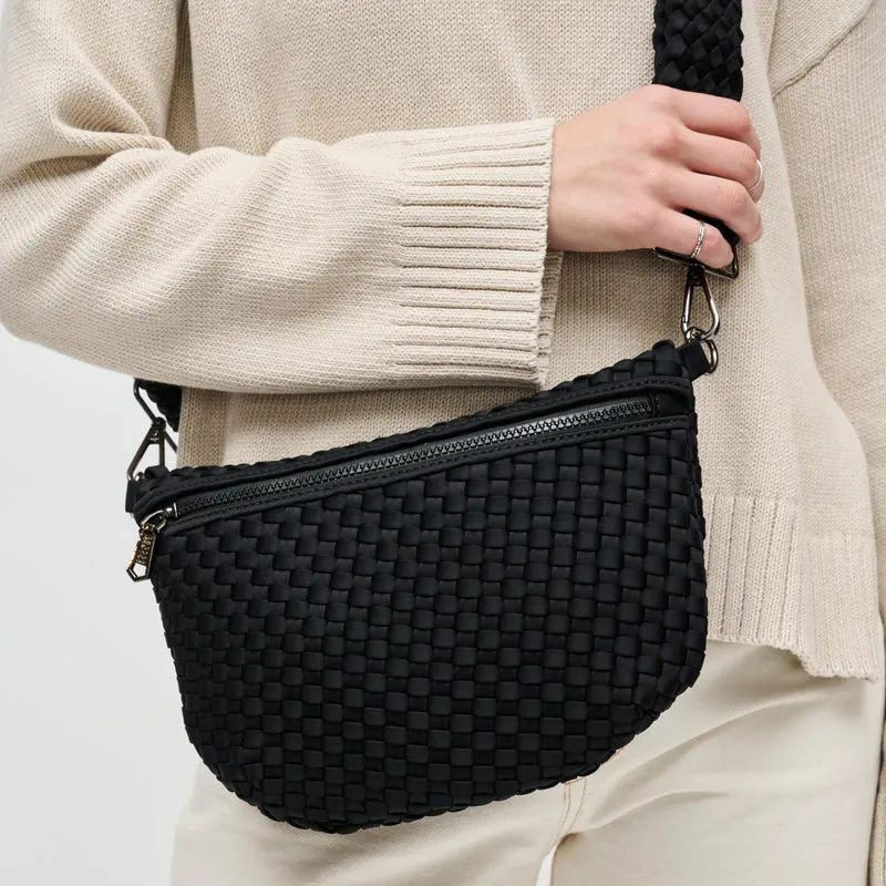 Sac banane et bandoulière en néoprène tressé Ethereal