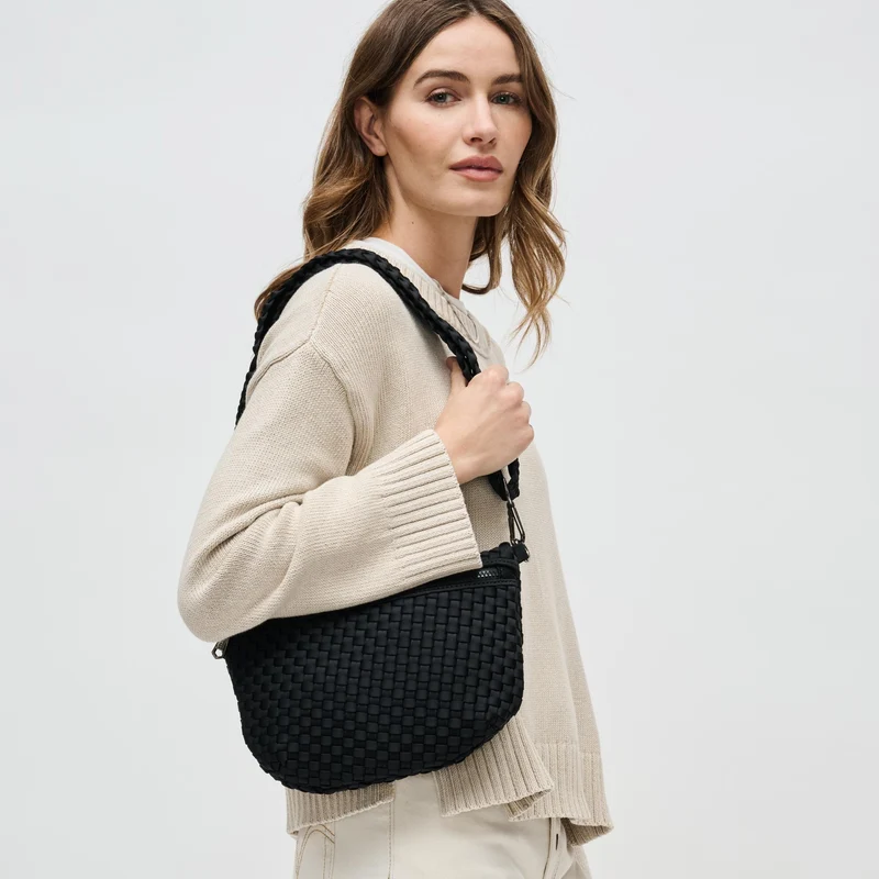 Sac banane et bandoulière en néoprène tressé Ethereal