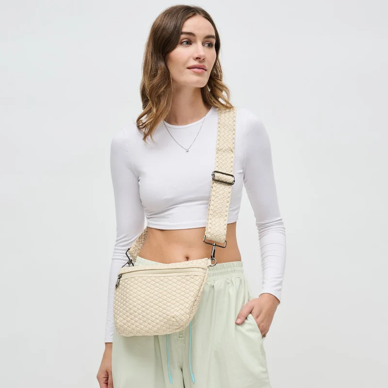 Sac banane et bandoulière en néoprène tressé Ethereal