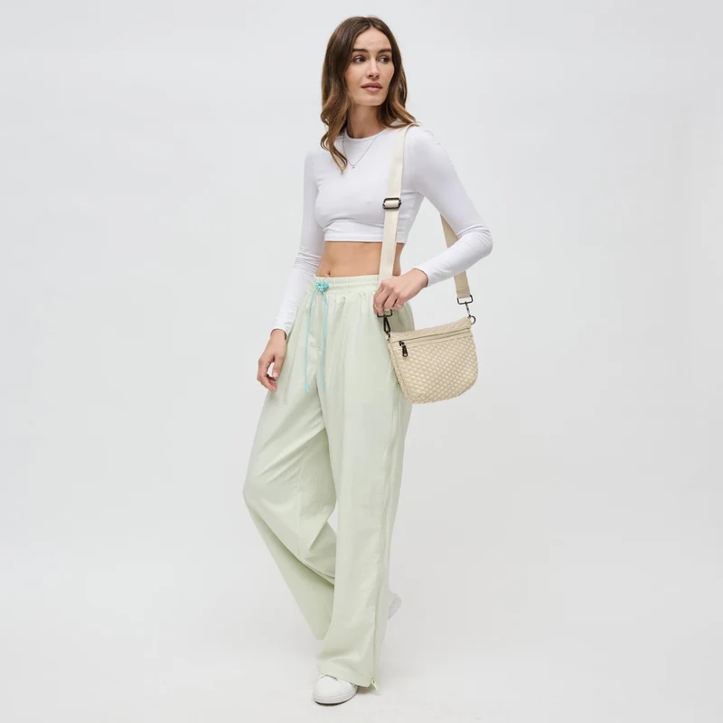 Sac banane et bandoulière en néoprène tressé Ethereal
