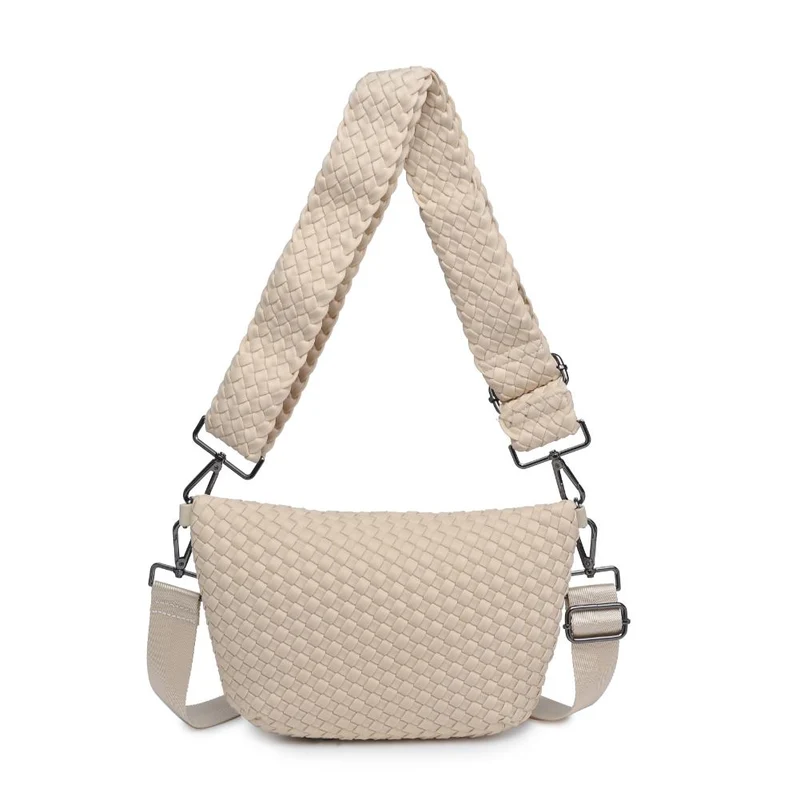 Sac banane et bandoulière en néoprène tressé Ethereal