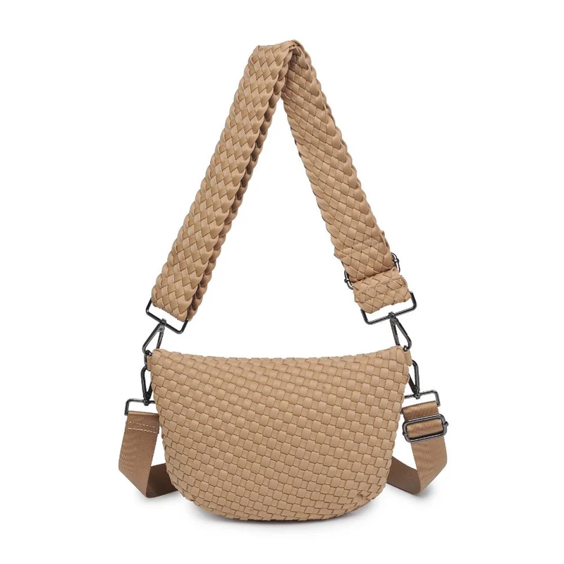 Sac banane et bandoulière en néoprène tressé Ethereal