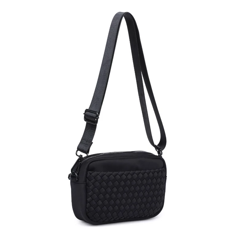Mini sac bandoulière en néoprène tissé Inspiration