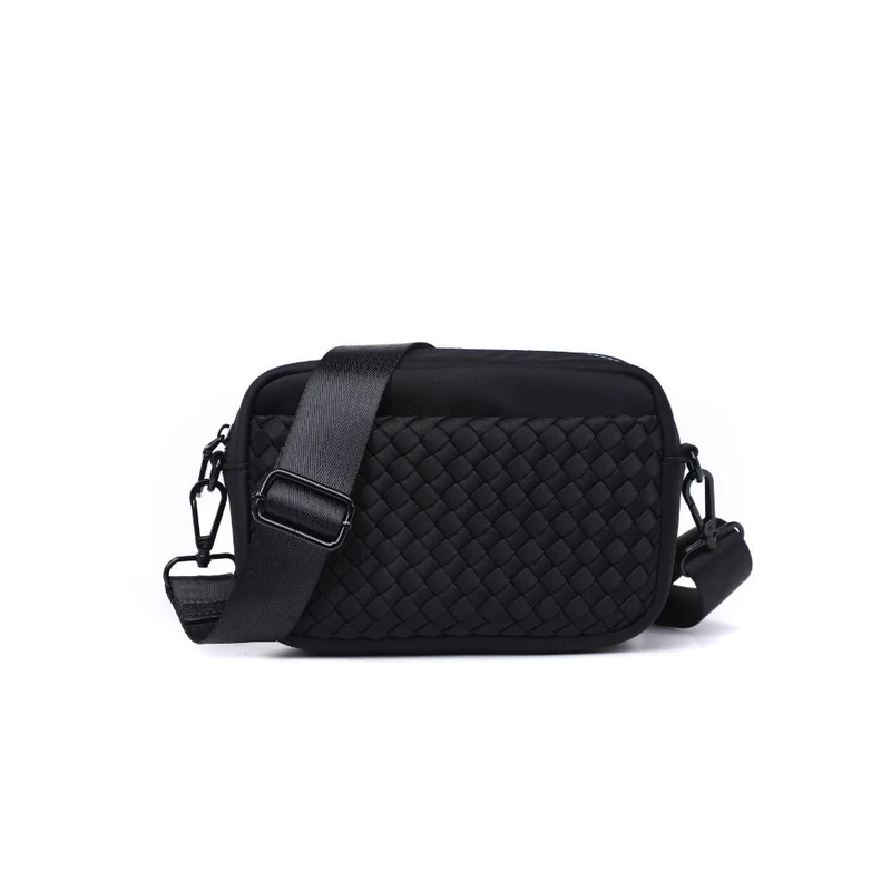 Mini sac bandoulière en néoprène tissé Inspiration