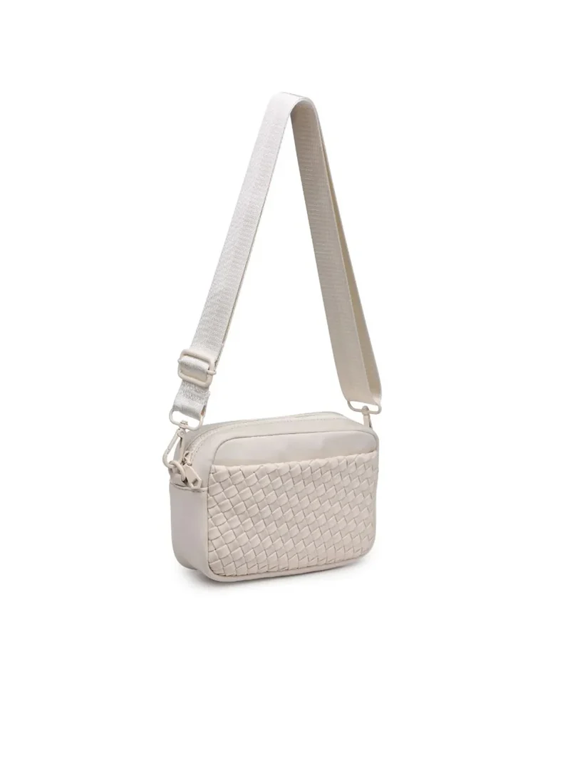 Mini sac bandoulière en néoprène tissé Inspiration