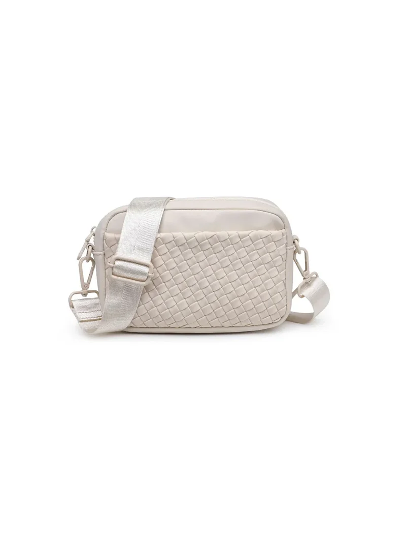 Mini sac bandoulière en néoprène tissé Inspiration