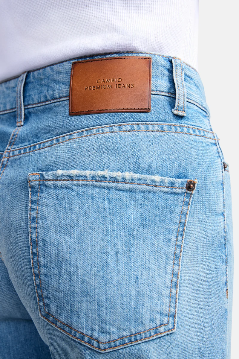 Jeans droit longueur cheville Paris