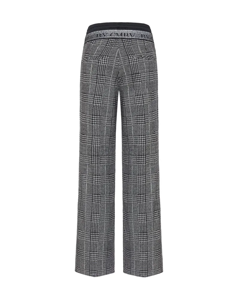 Pantalon jogging à carreaux Ava