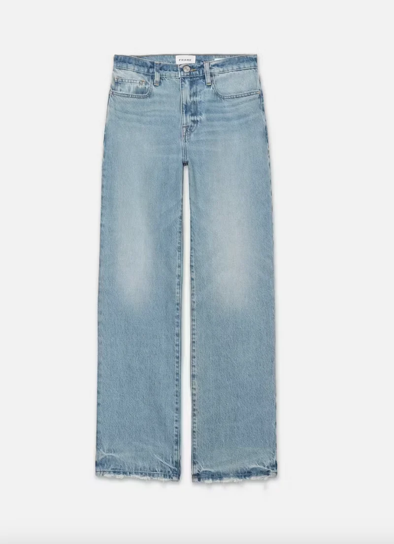 Jeans ample à jambe droite Jane crop
