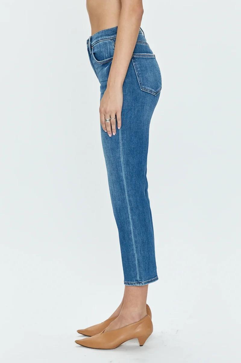 Jeans semi-ajusté Monroe Crop