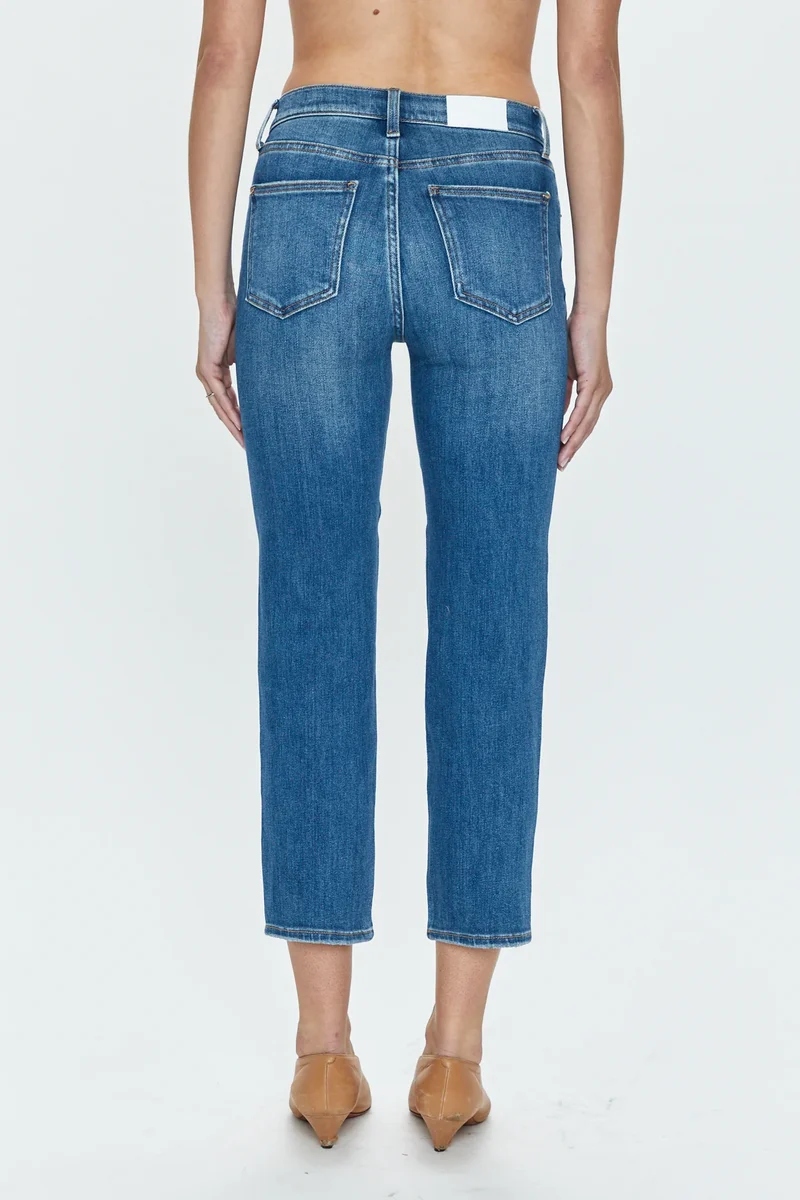 Jeans semi-ajusté Monroe Crop