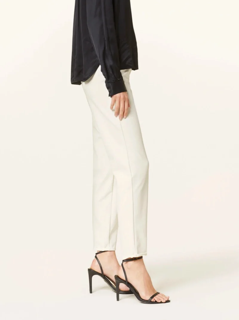 Pantalon droit à taille mi-haute Renira