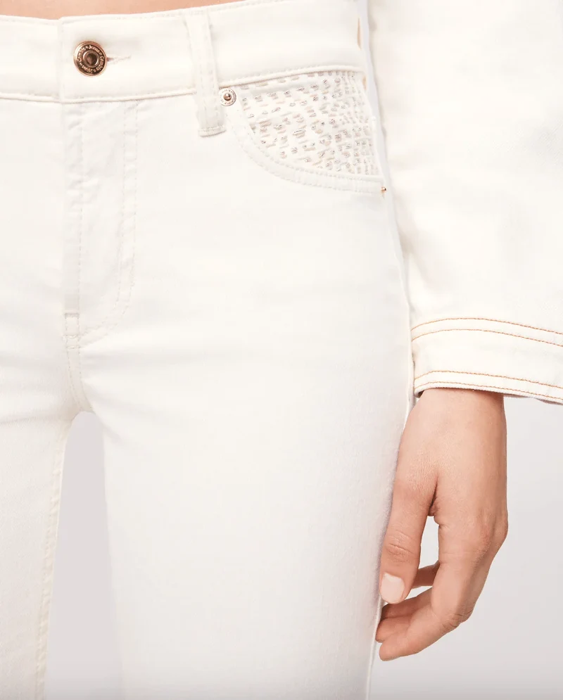 Jeans évasé extensible Francesca