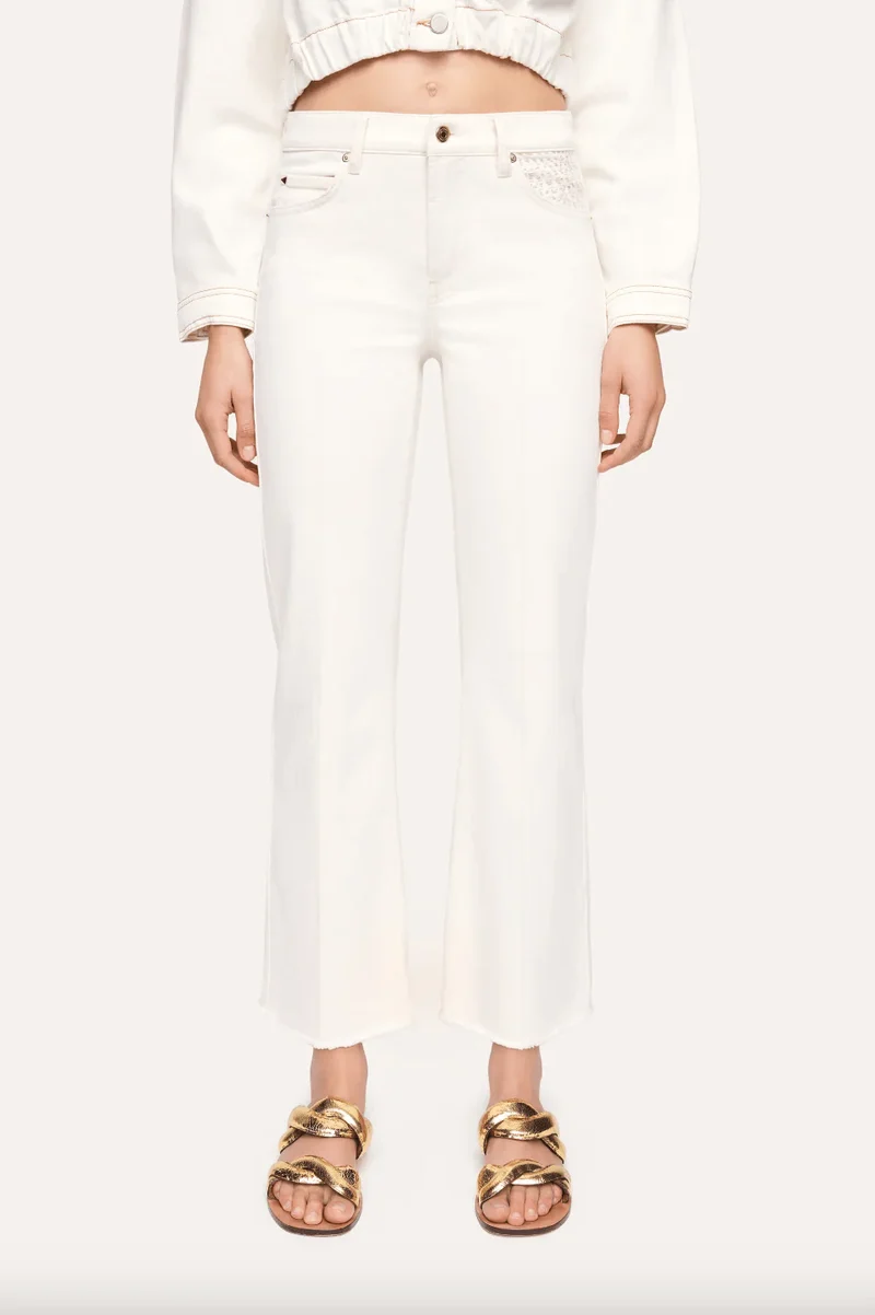 Jeans évasé extensible Francesca