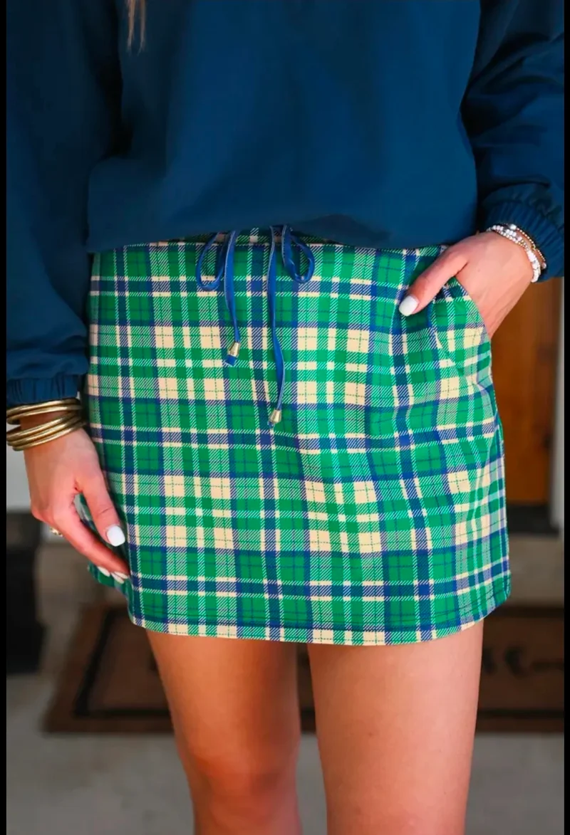 Jess Lea Parker Plaid Skort