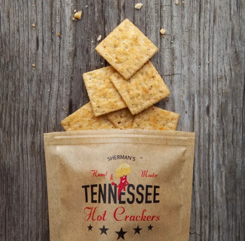 Sherman’s Tennessee Hot Crackers White Cheddar