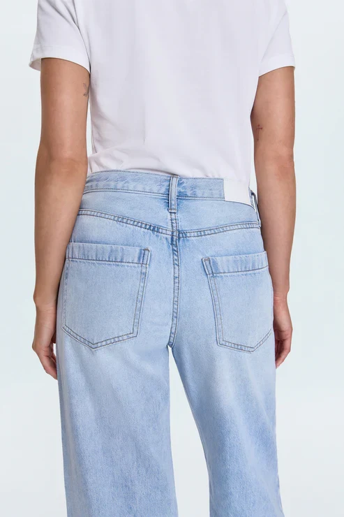 Jeans palazzo à taille basse Jadyn