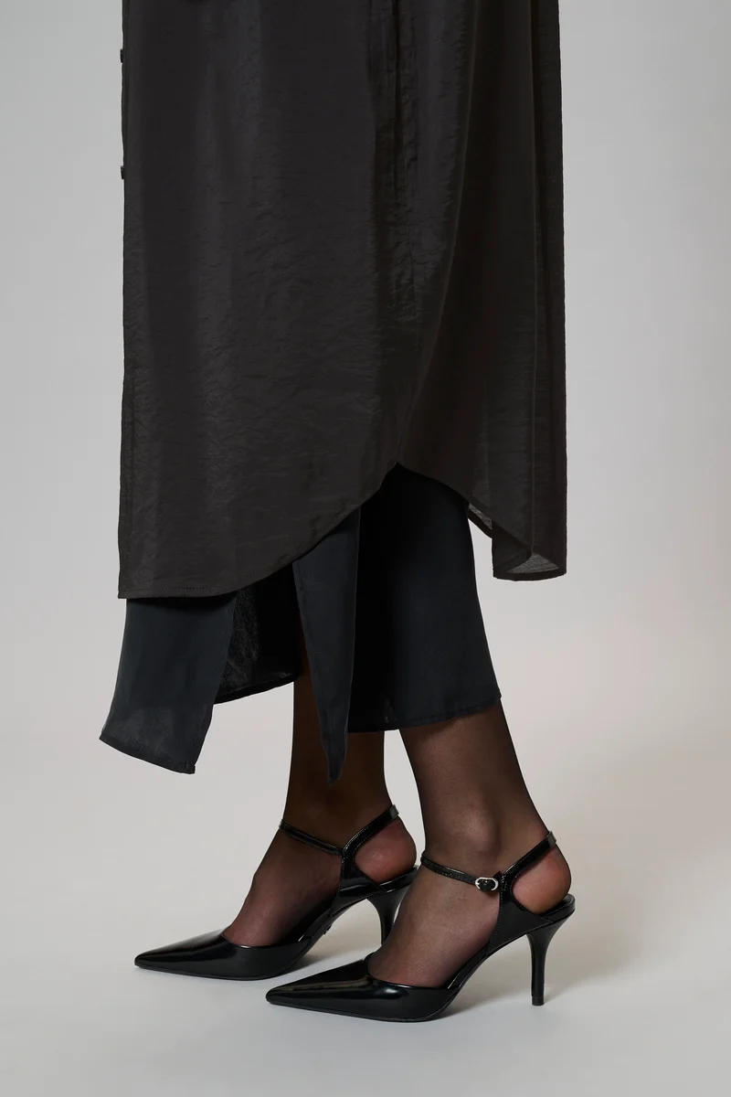 Chemisier long transparent Lilo