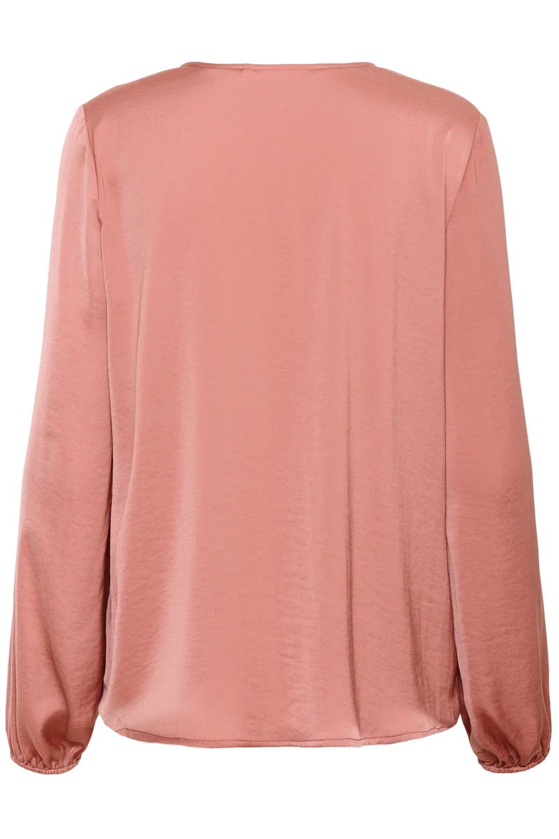 Blouse drapée à col V Rinda