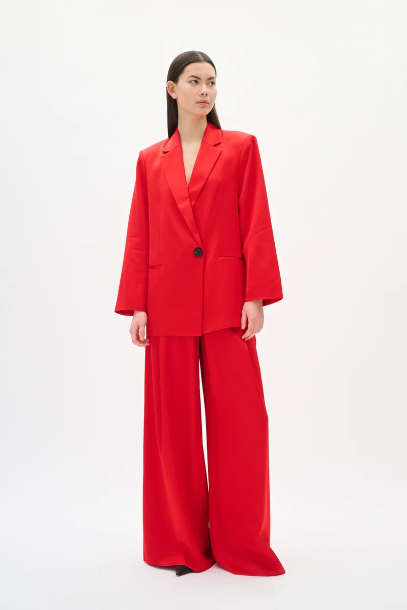 Pantalon ample satiné Zumah