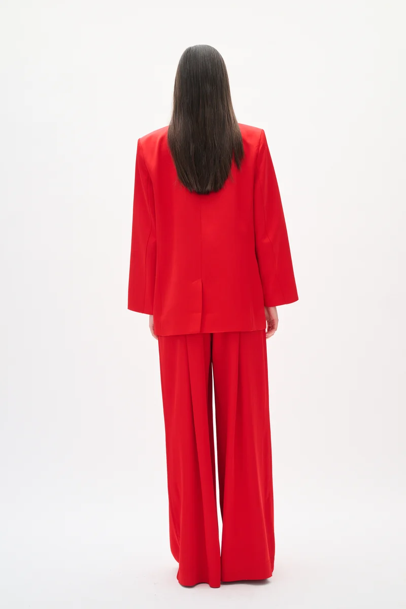 Pantalon ample satiné Zumah