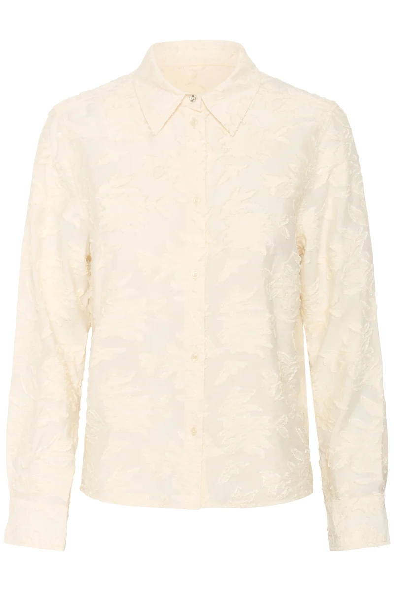 Blouse texturée avec motif floral Vilya