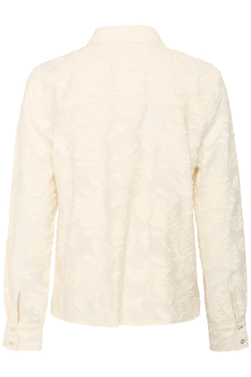 Blouse texturée avec motif floral Vilya