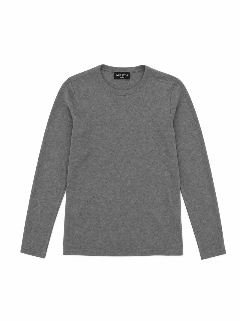 T-shirt doux confort à manches longues - Julia