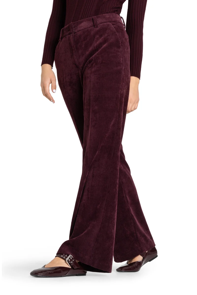 Pantalon ample en corduroy Amelie