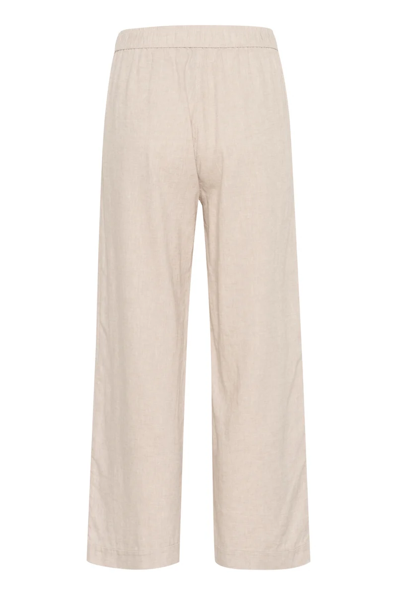 Pantalon en lin avec taille élastique Rimone