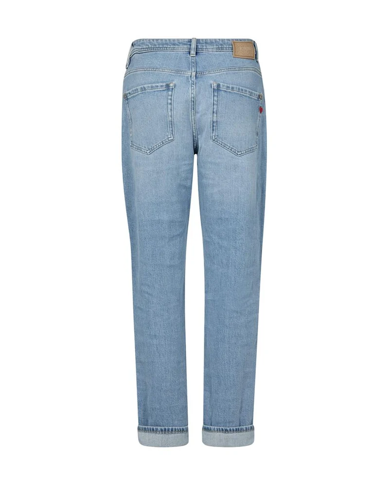 Jeans coupe boyfriend avec coeur brodé Elly Gallon