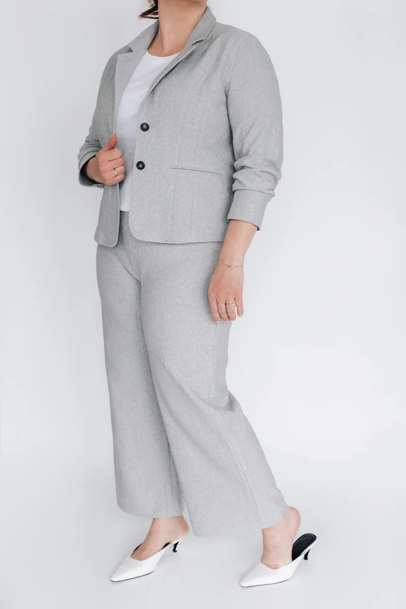 Pantalon gainant 7/8 Liv - Gris - Avec Style Studio
