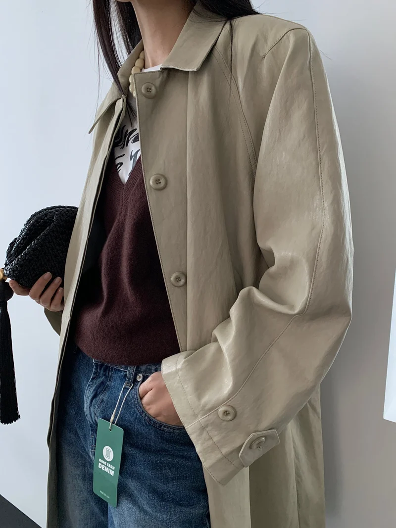 Lucysalon Ted Leather Shirt Jacket