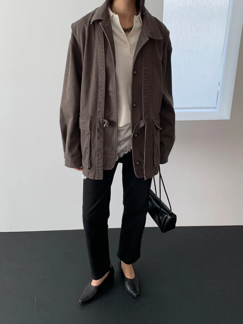 Lucysalon Brad Workwear Jacket & Utility Vest Set