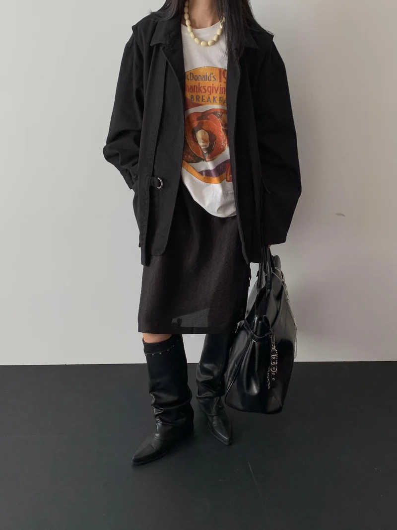 Lucysalon Brad Workwear Jacket & Utility Vest Set