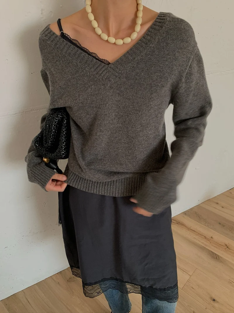 Lucysalon Two-Way Knit Sweater