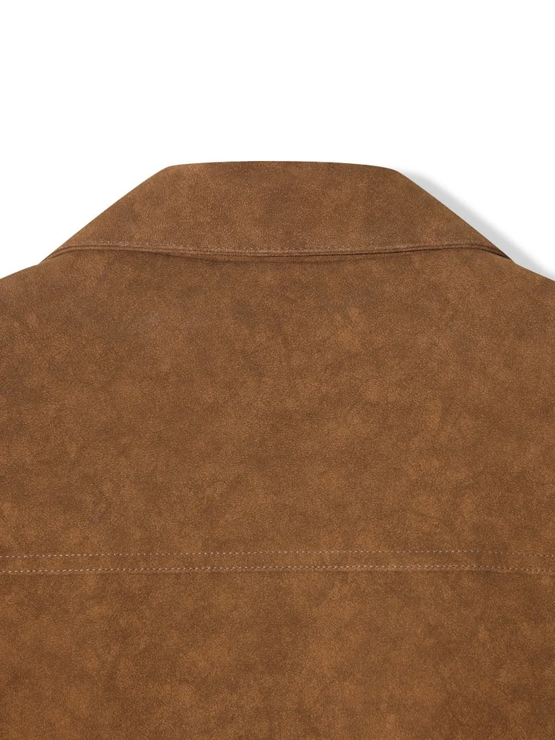 Act Leather Trucker Jacket